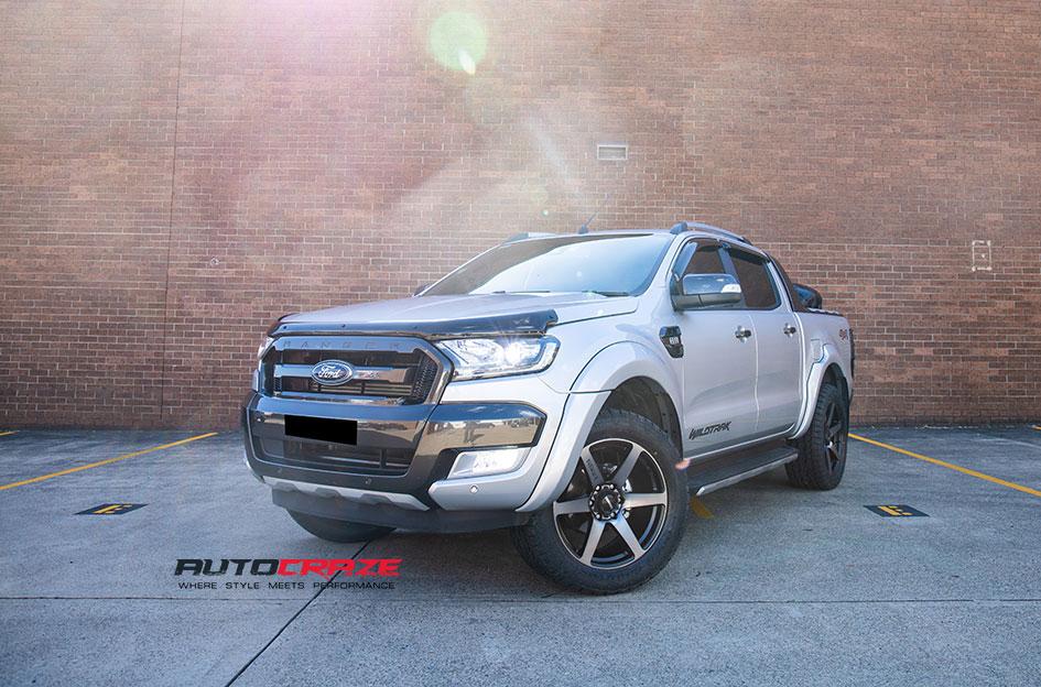 FORD RANGER FRC BLACK MACHINED WITH DARK TINT